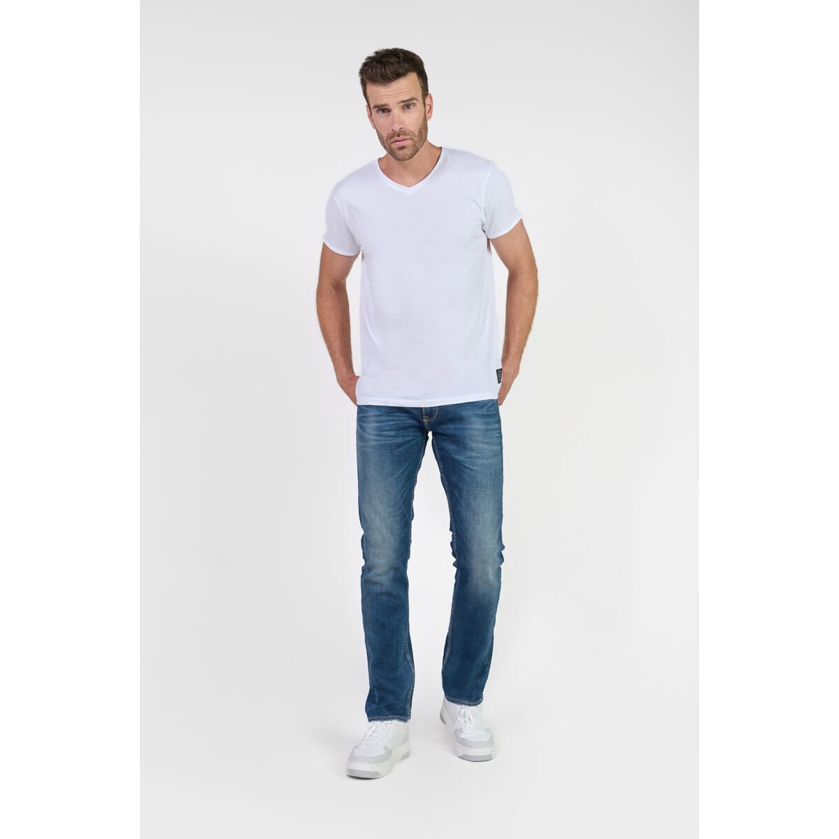 Jeans droite 800/12, longueur 34 blue, LE TEMPS DES CERISES
