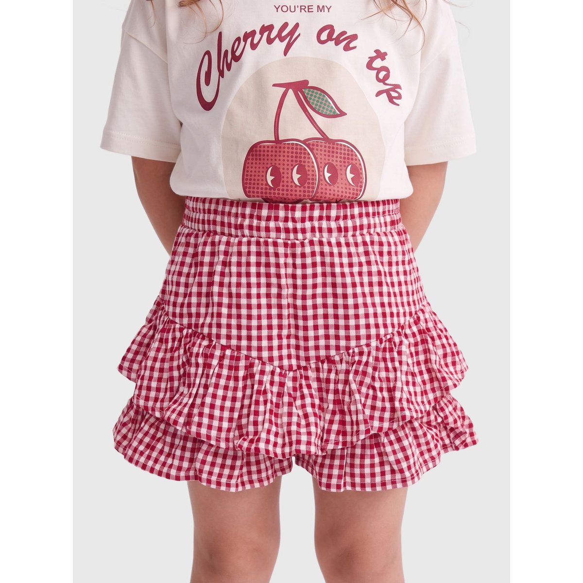 Skort barbados cherry, KIDS ONLY