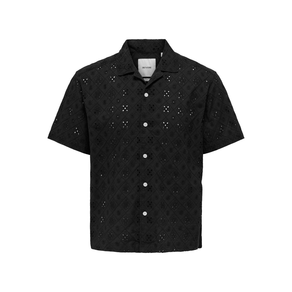 Chemise noire - jet black 1, ONLY & SONS