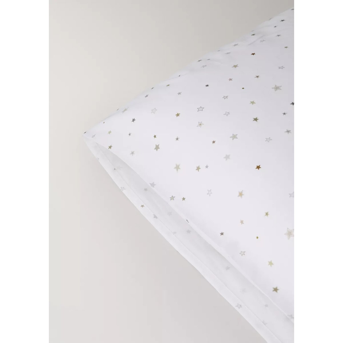 Taie d’oreiller enfant 100 % coton 60x60 cm sable, MANGO HOME
