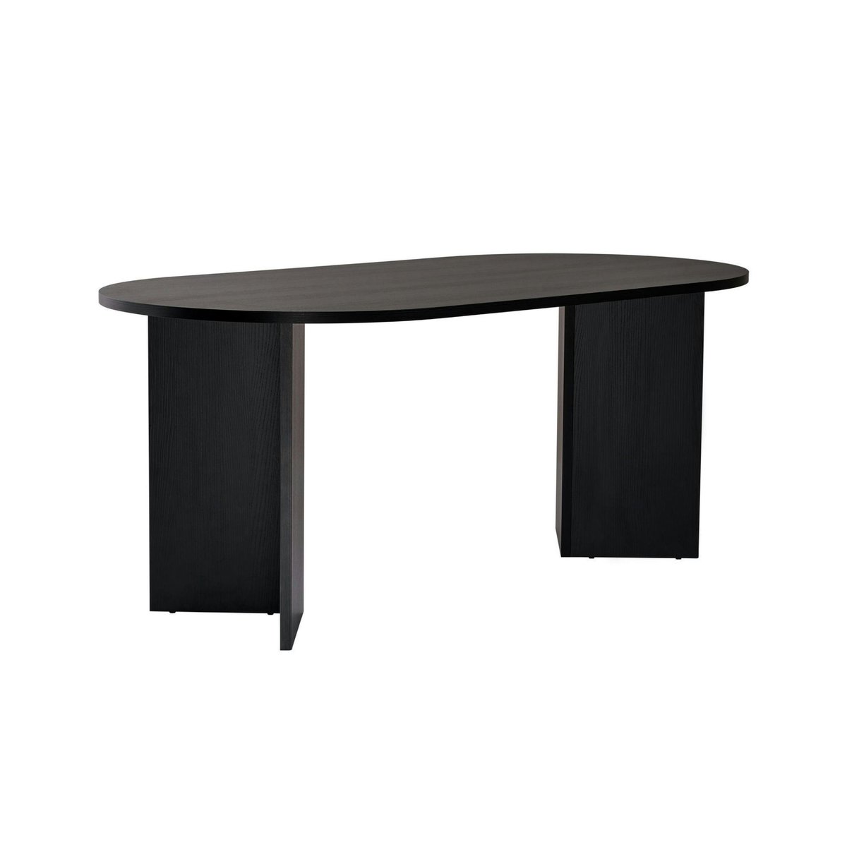 Table à manger oblongue 6 places MARFA noir, PIER IMPORT
