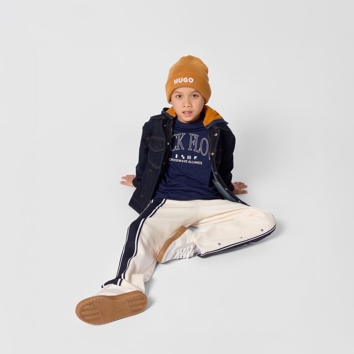 Veste en denim rinse wash, HUGO KIDSWEAR