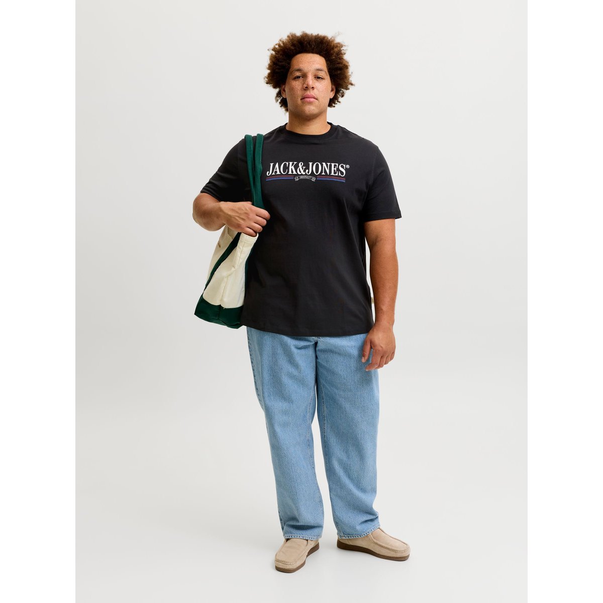 T-Shirt black 1, JACK & JONES