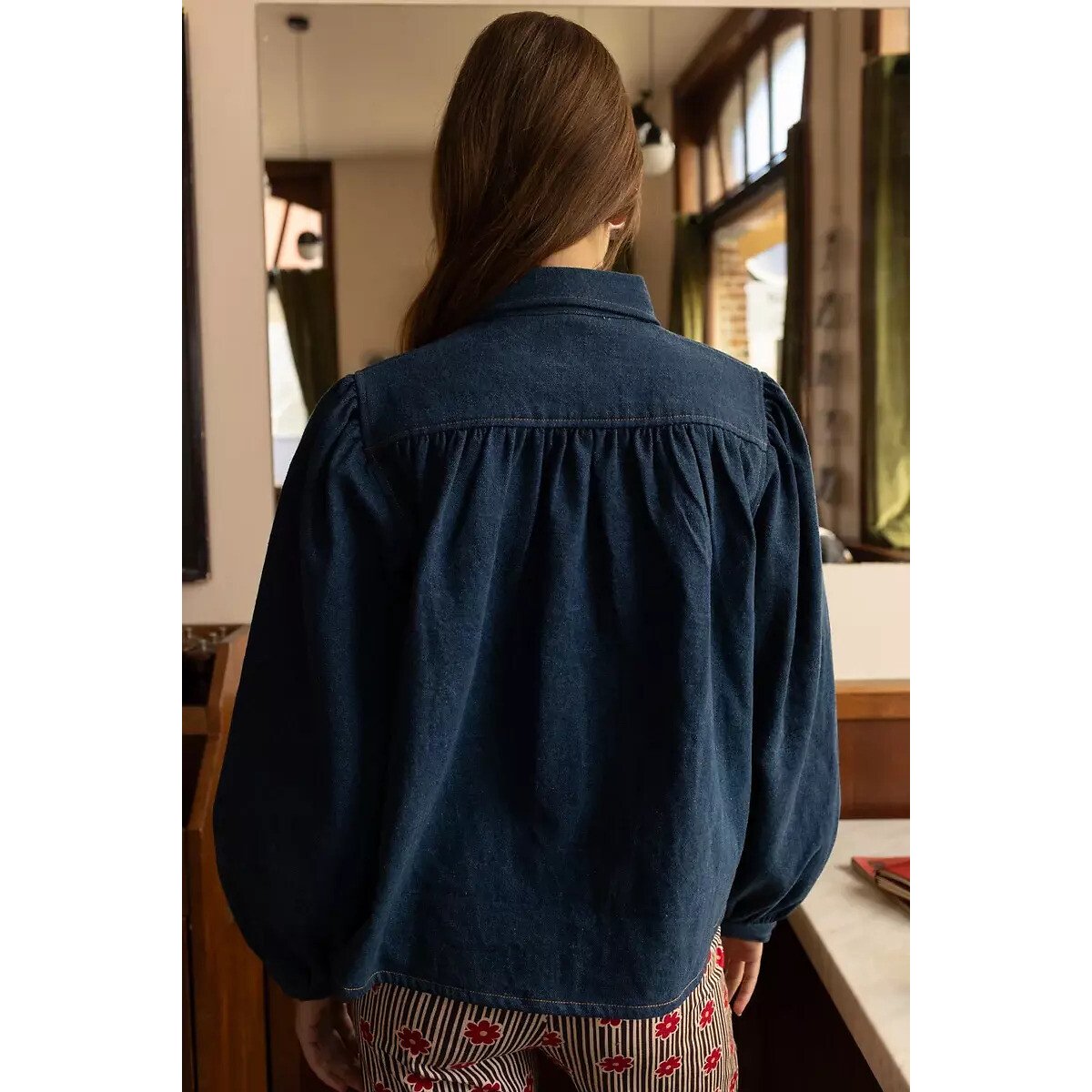 Chemise en denim, BINDIYA denim, APACHES COLLECTIONS