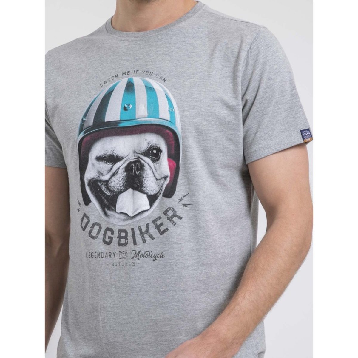 T-shirt Col Rond Pur Coton Namatou gris, RITCHIE