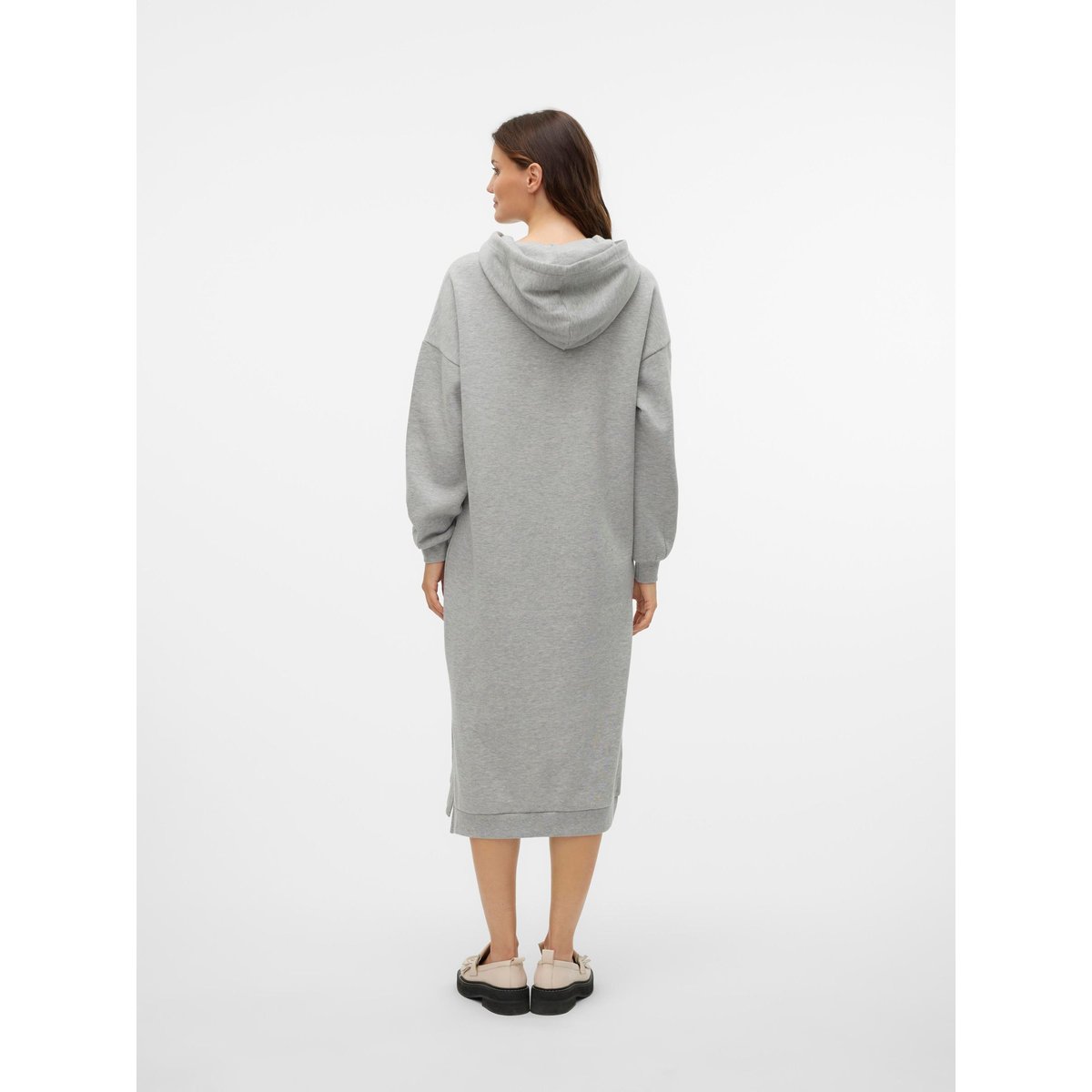 Robe Molletonnée grise - light grey melange, VERO MODA