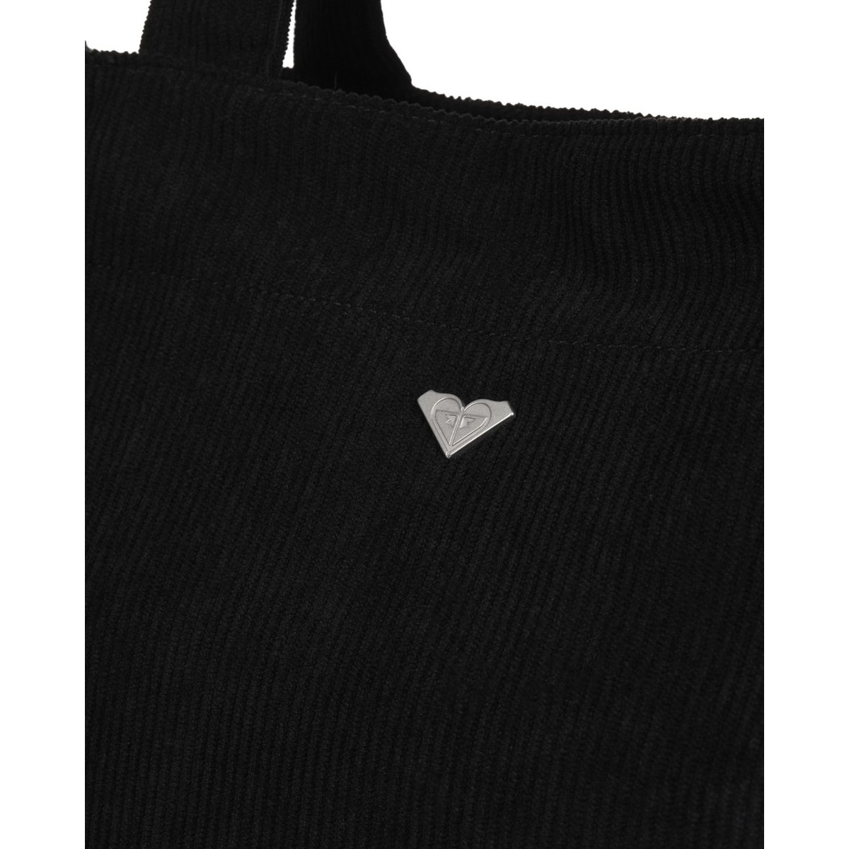 Sac tote en velours côtelé FEELING VIBES CORD. noir anthracite, ROXY