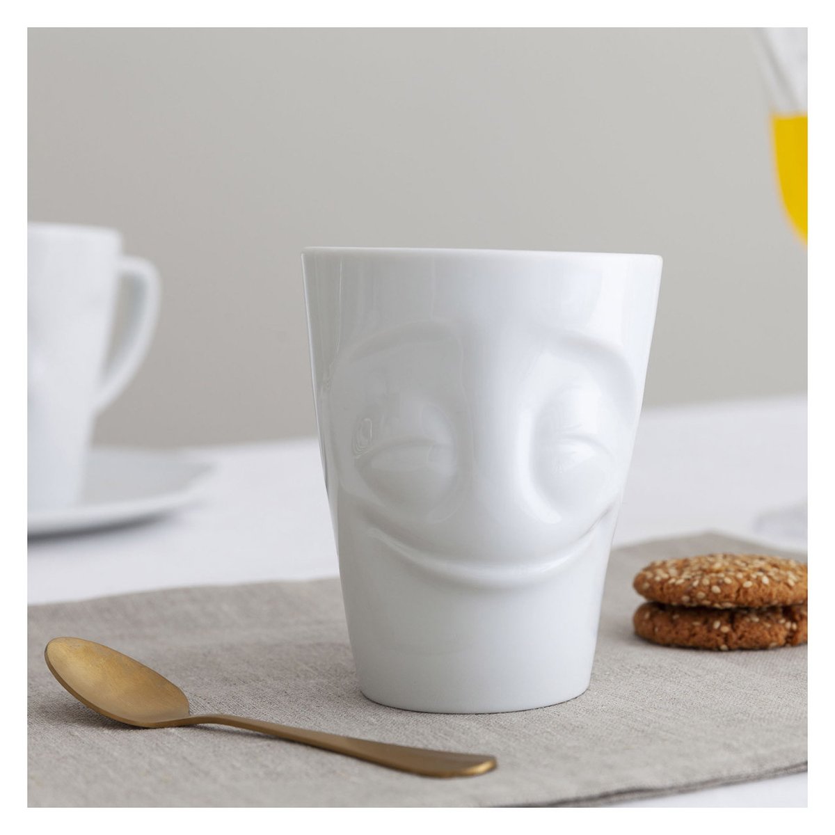Mug en porcelaine 35cl Emotion perplexe, PYLONES