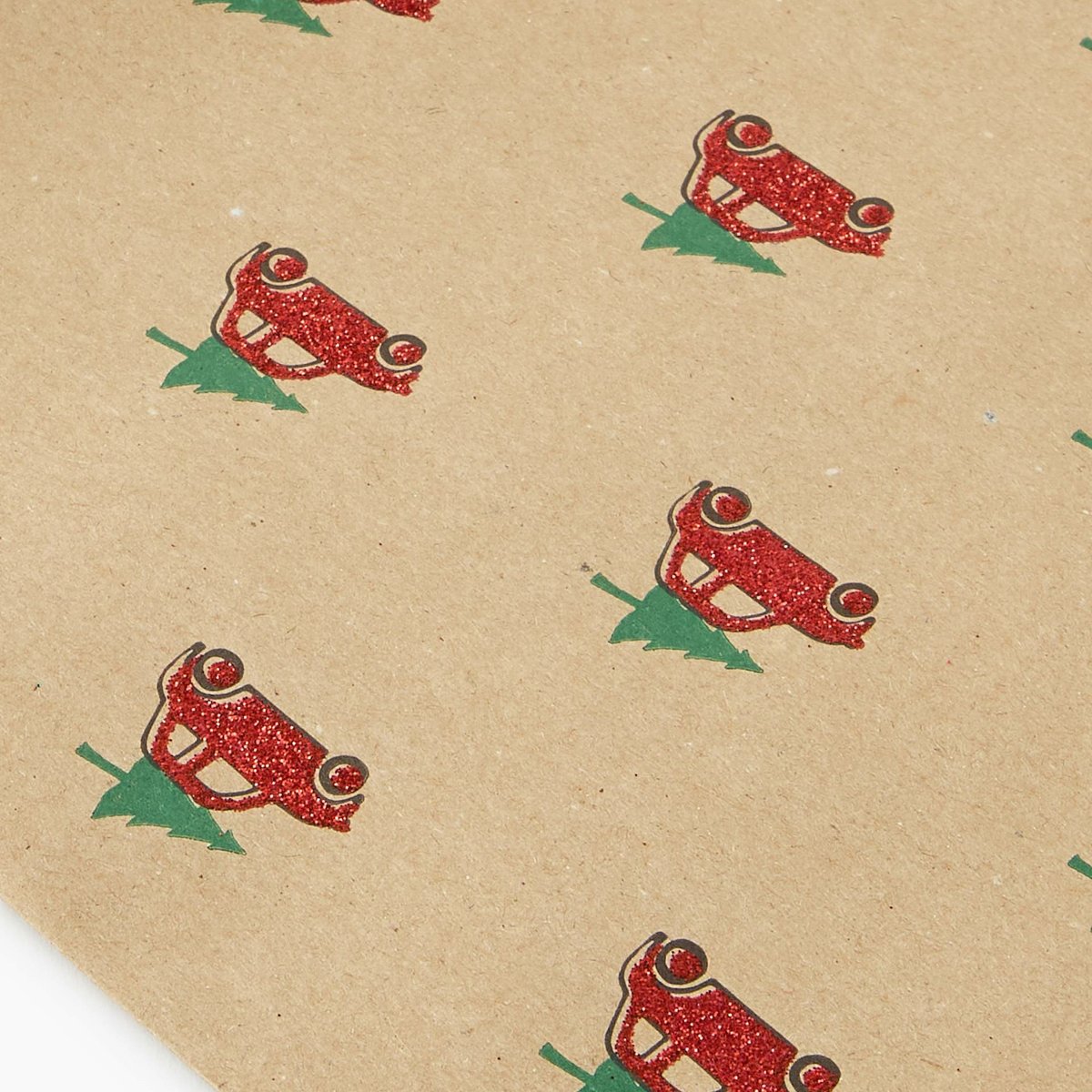 Papier cadeau, 2m marron, MONOPRIX