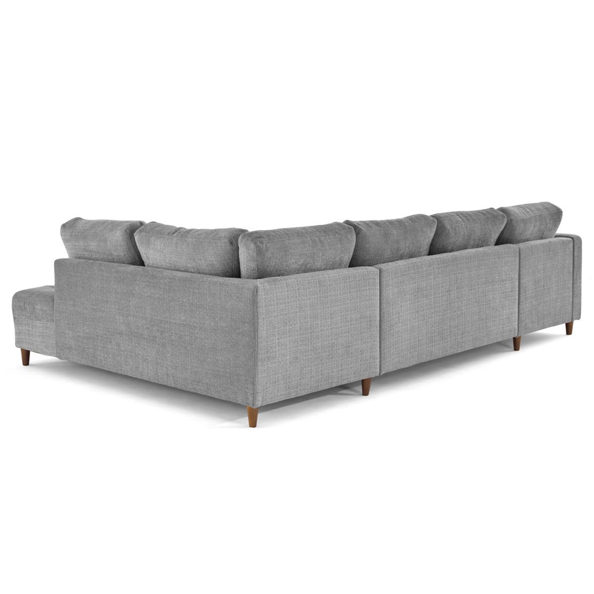 Canapé d'Angle Convertible 7 places - ANNA gris, BEST MOBILIER