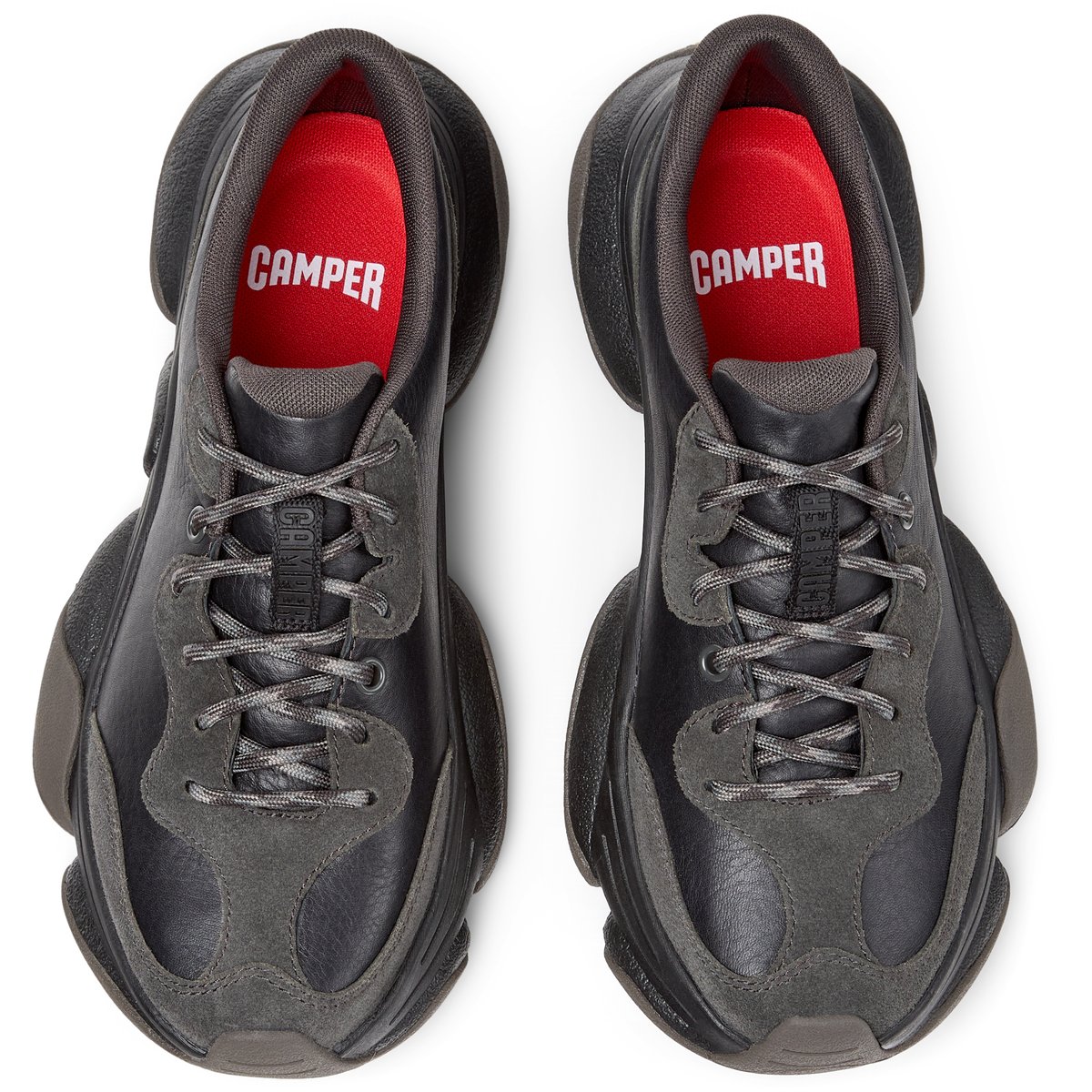Baskets Karst 2 Twins Smooth Leather noir, CAMPER