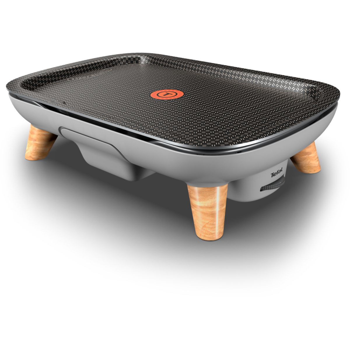 Plancha électrique CB658P01 gris à poser, 46x30 cm gris, TEFAL