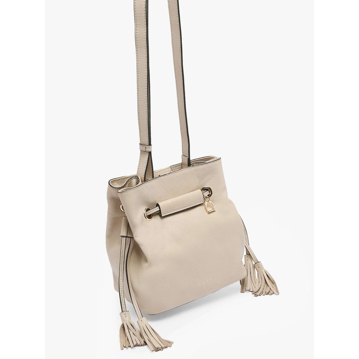 Sac bourse S Tradition cuir craie, ETRIER