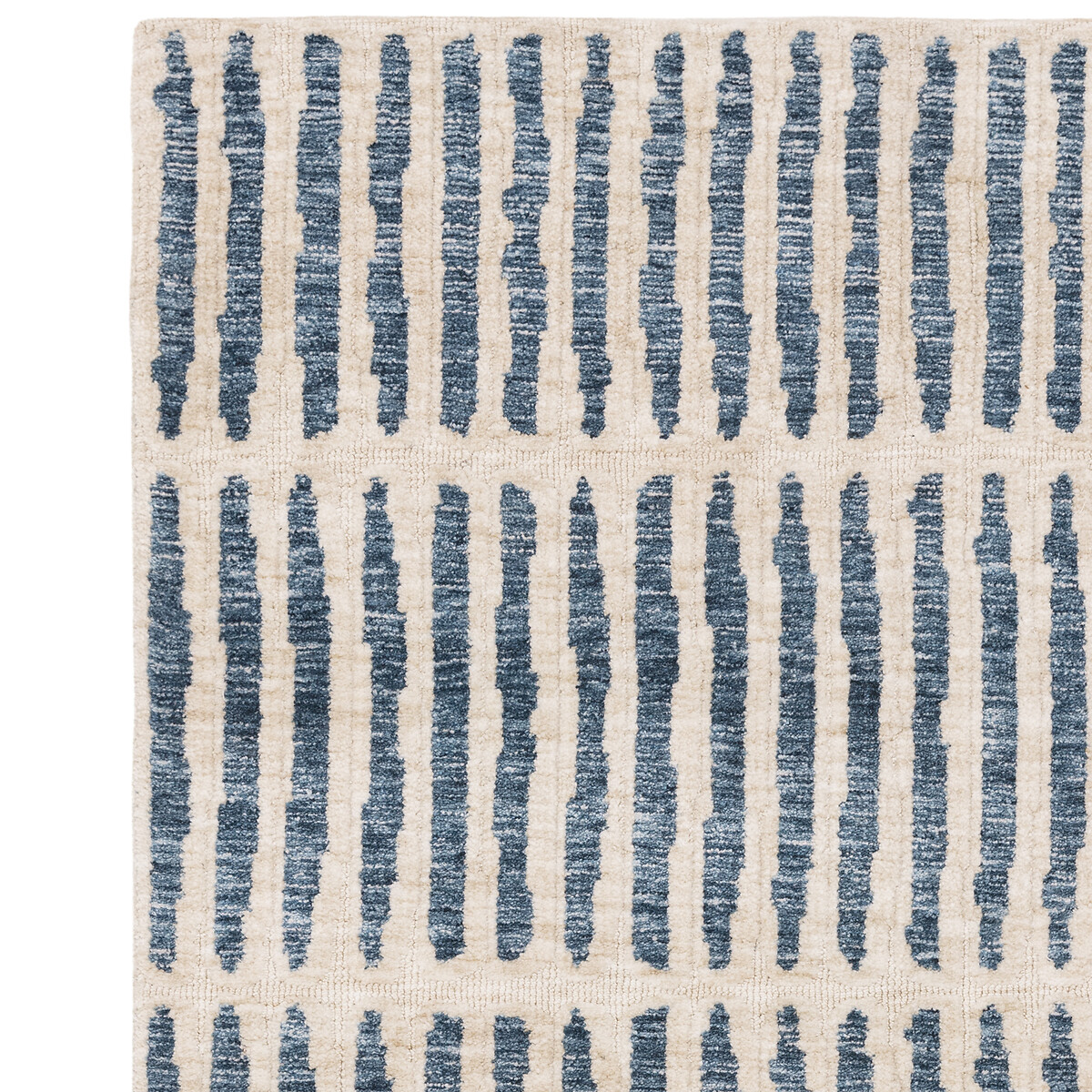 Linear Grid Patterned Rug blue, ÉDITÉ