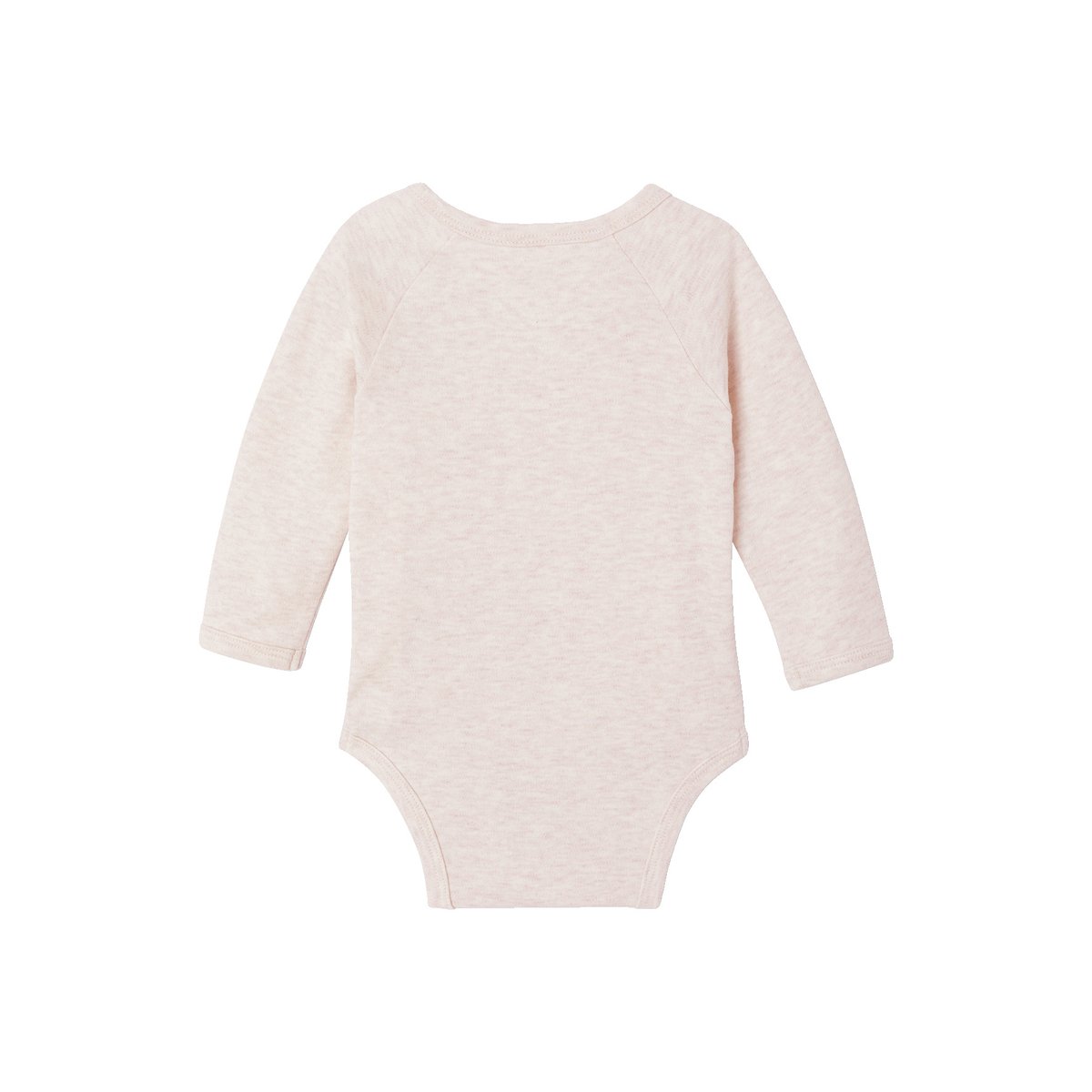 Lot de 5 bodies naissance manches longues beige, VERTBAUDET