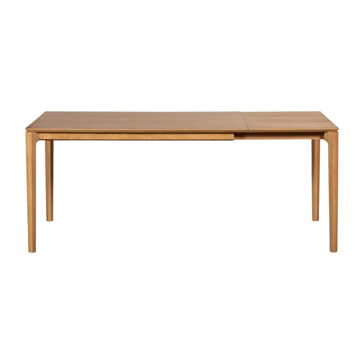 Table à manger moderne en chêne clair avec rallonge intégrée 135-190 cm DERBY bois naturel, PIER IMPORT