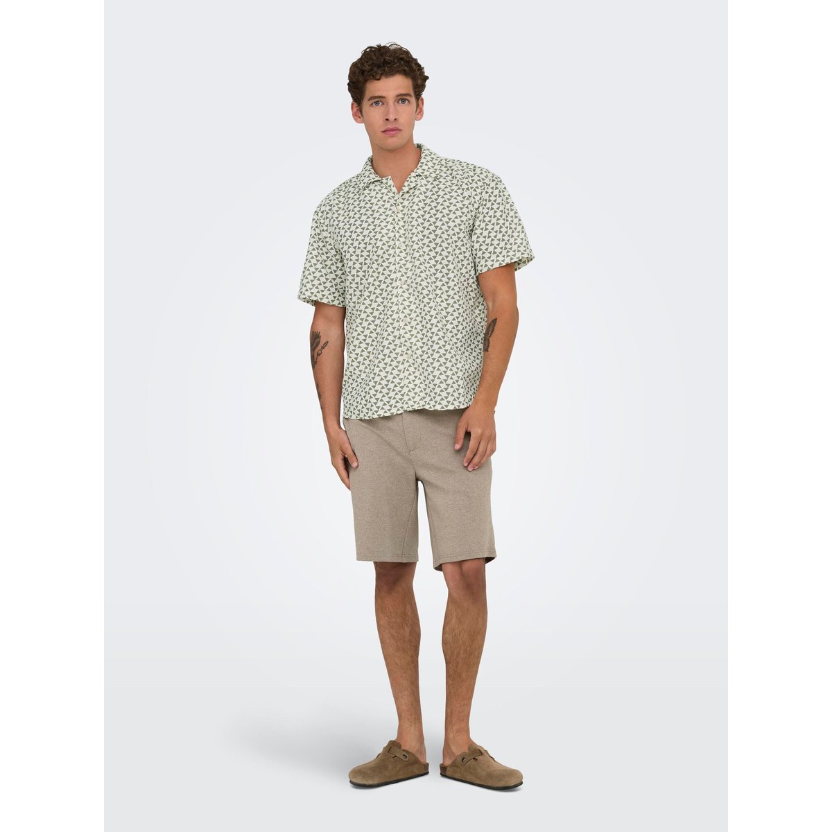 Chemise antique white, ONLY & SONS