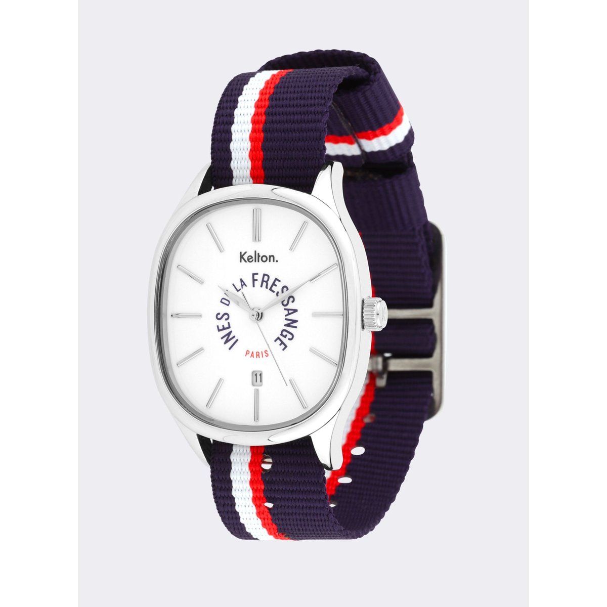 Montre Grande Colorama Sport navy Kelton x Ines de la Fressange Paris bleu, INES DE LA FRESSANGE PARIS