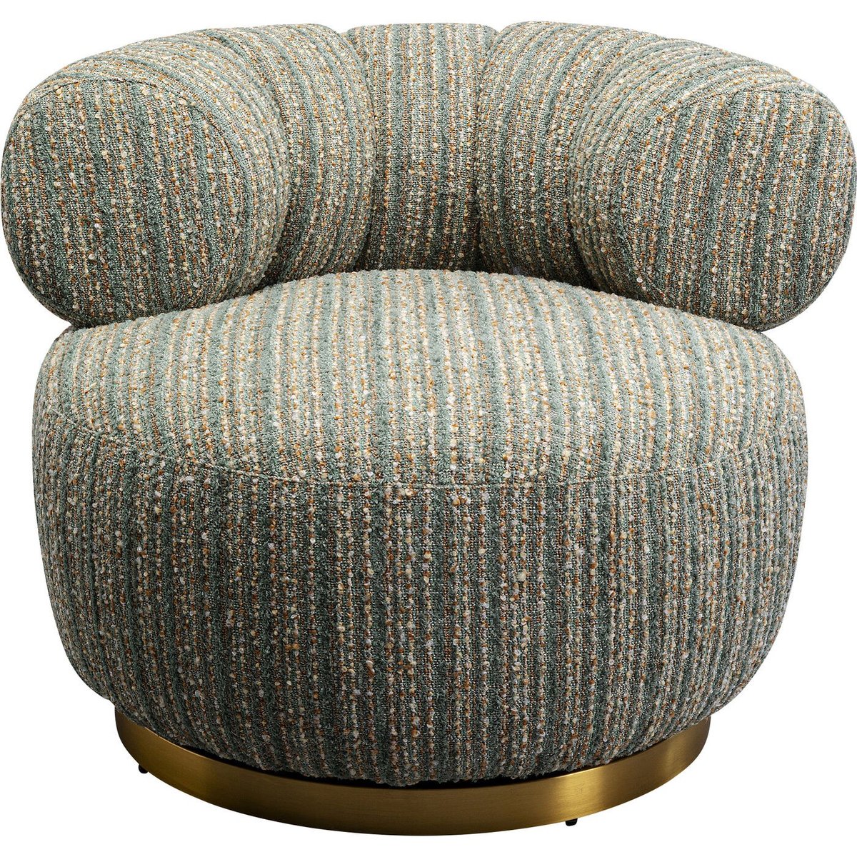 Fauteuil pivotant, COUTURE vert, KARE DESIGN