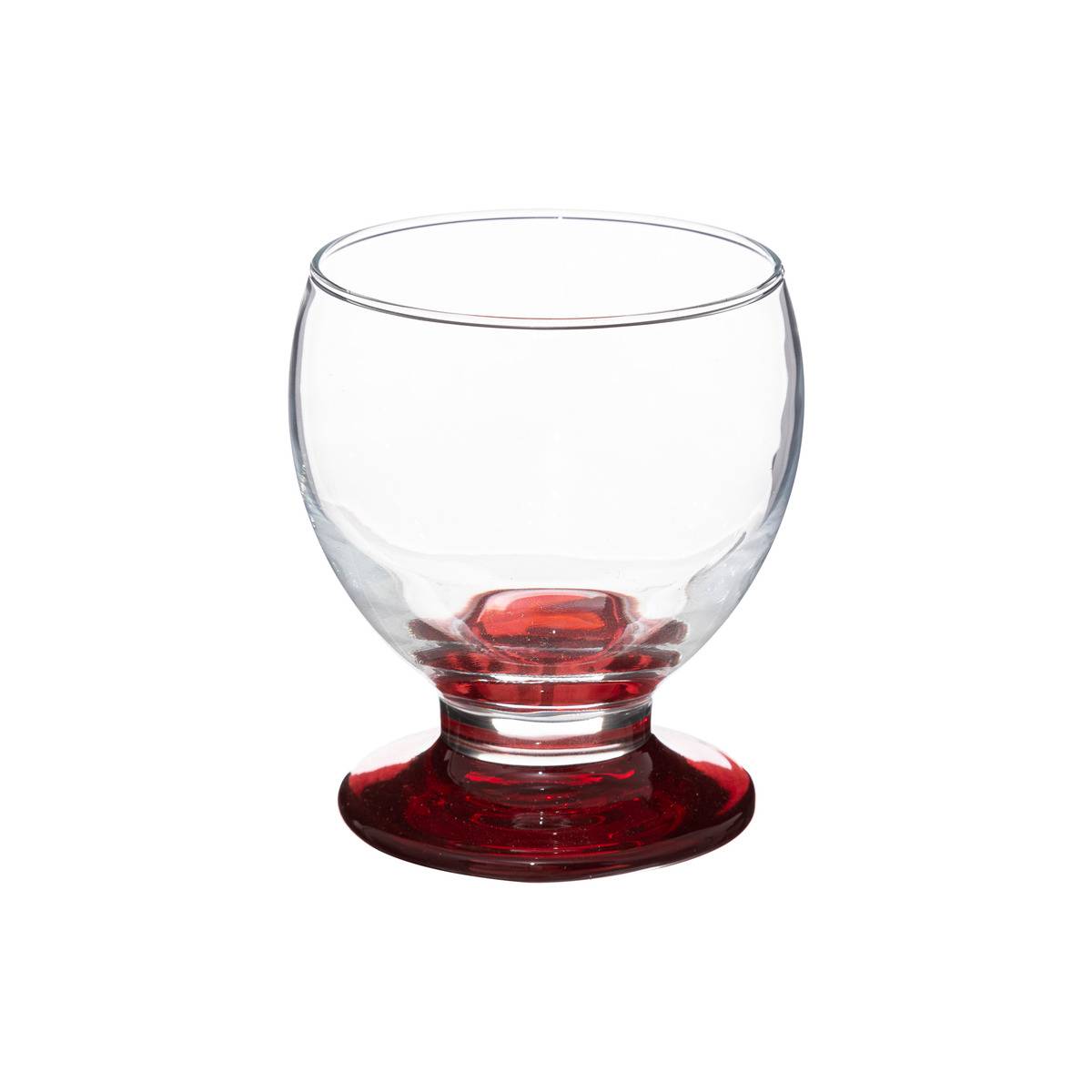 Lot de 6 verres bas en verre ENRIC'EAU multicolore, SECRET DE GOURMET