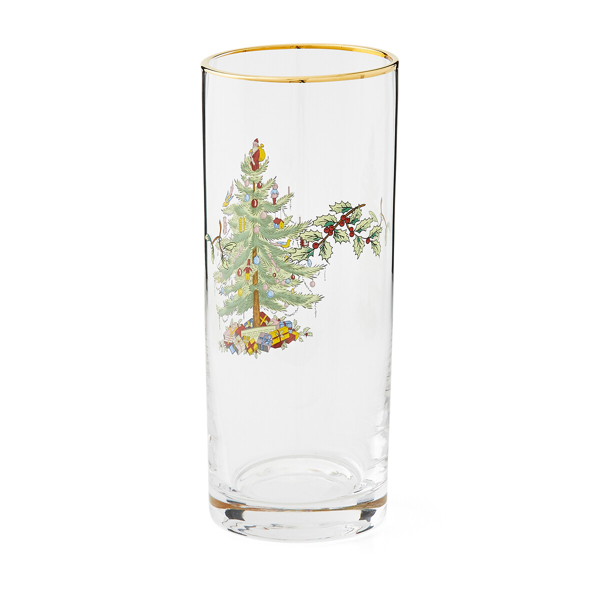 Set of 4 Christmas Tree Hiball Glasses transparent, SPODE