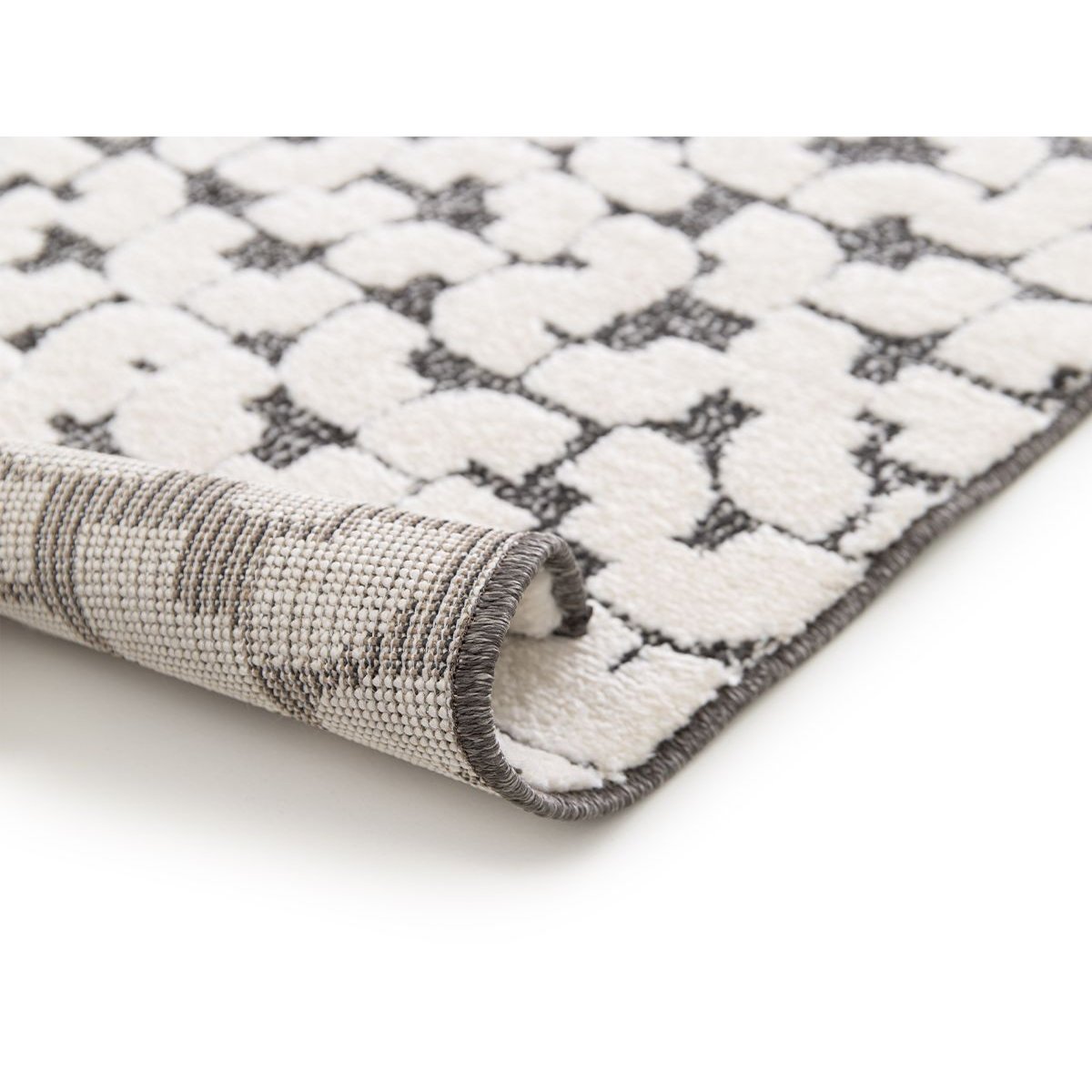 Tapis poils courts style contemporain, CALYRA beige, BOBOCHIC