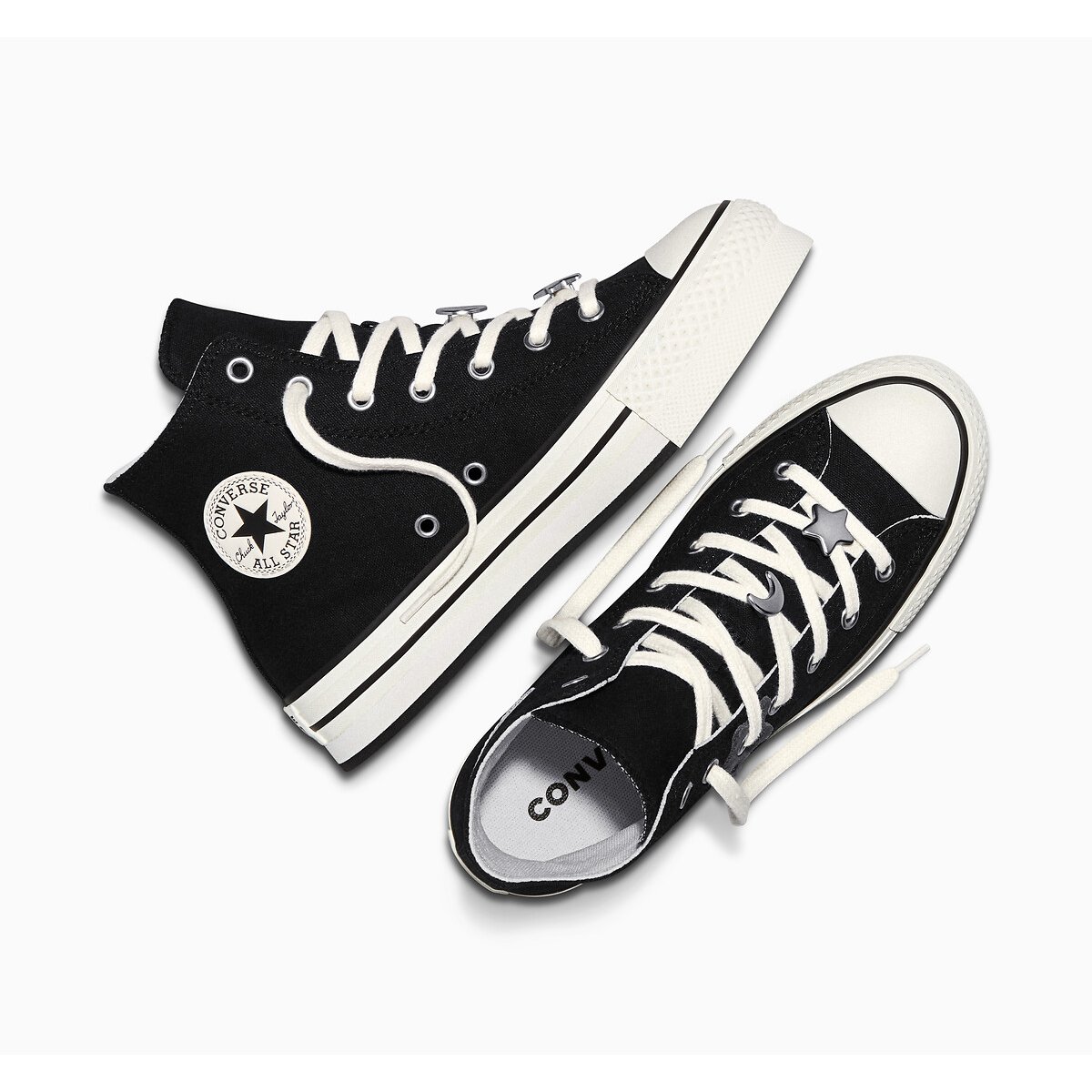 Scarpe da ginnastica CHUCK TAYLOR ALL STAR EVA LIFT HI POTABLE HEIRLOOM nero , CONVERSE