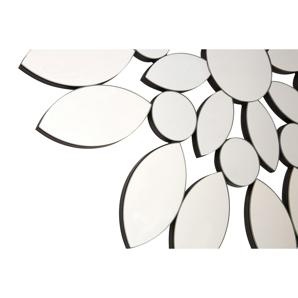 80cm Bloom Decorative Wall Mirror silver-coloured, ÉDITÉ