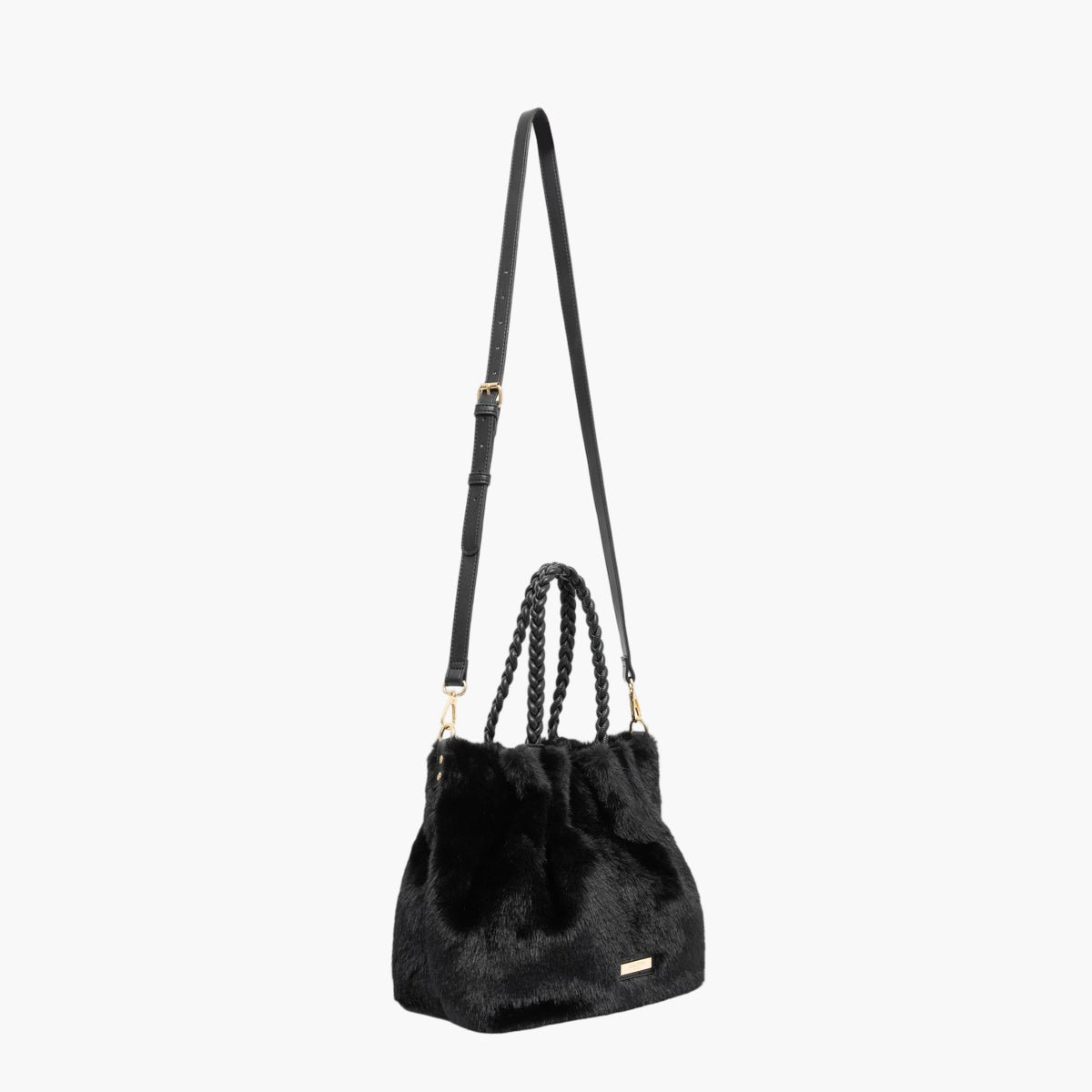Sac shopper Tigra noir,doré, LOLLIPOPS