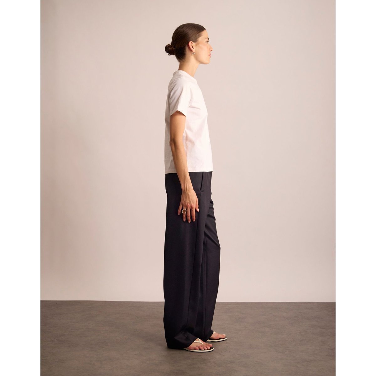 Pantalon Philo bleu marine, INES DE LA FRESSANGE PARIS