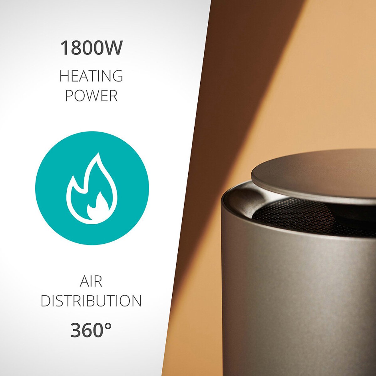 ThreeSixty Gen 2 Smart Heater grey, DUUX