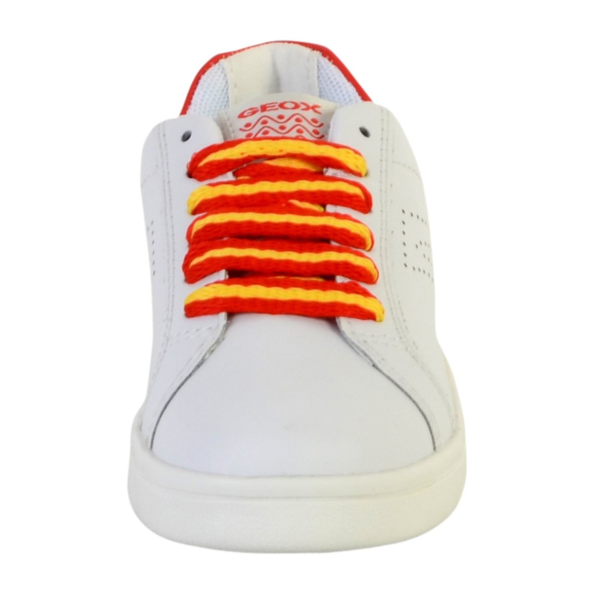 Baskets J Djrock Boy C blanc/rouge, GEOX
