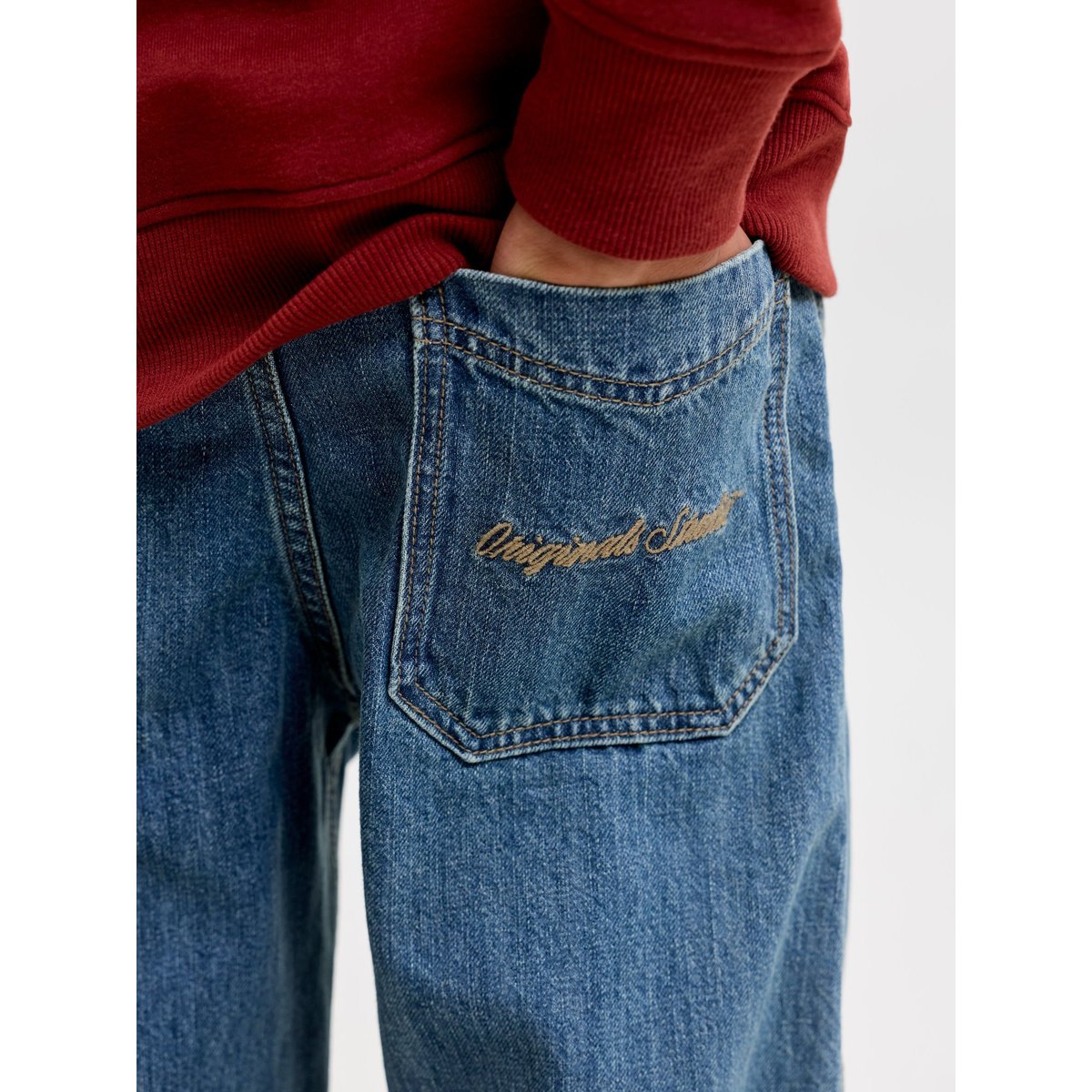 Jean Baggy Fit blue denim, JACK & JONES JUNIOR