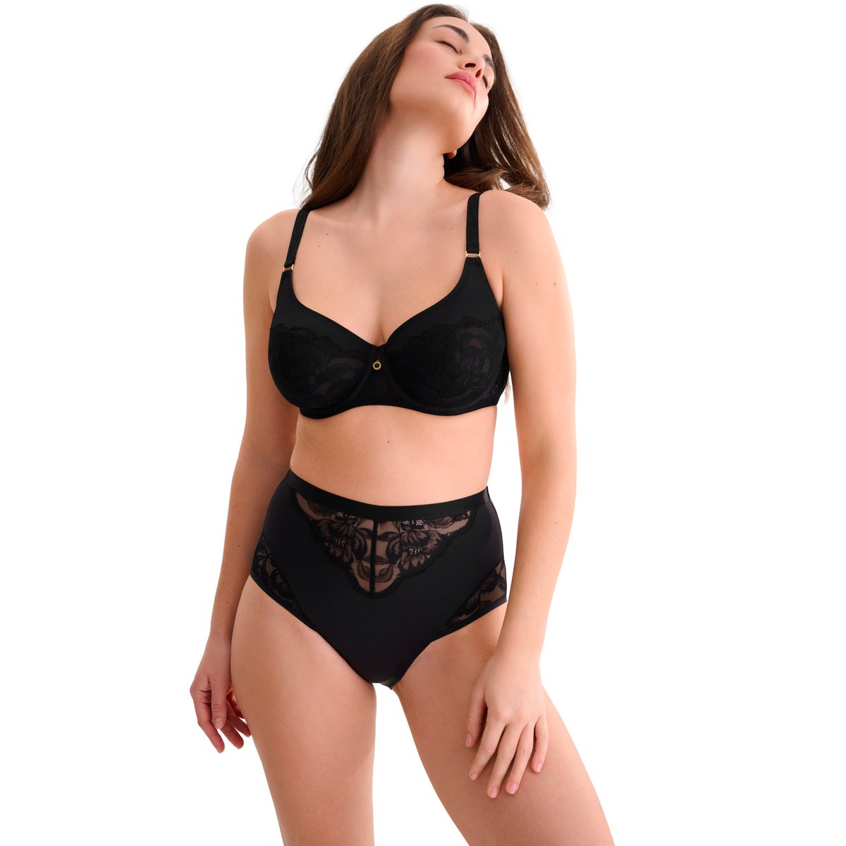 Soutien-gorge armaturé ROBIN noir, LISCA