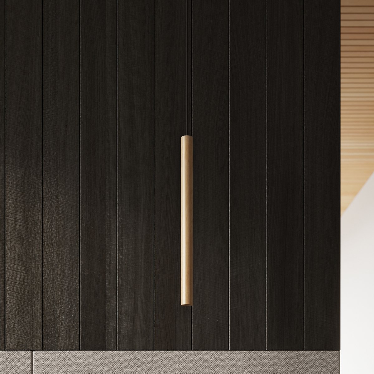 Suspension Acier Bois G9 3 Pastelo Line marron, EDEN