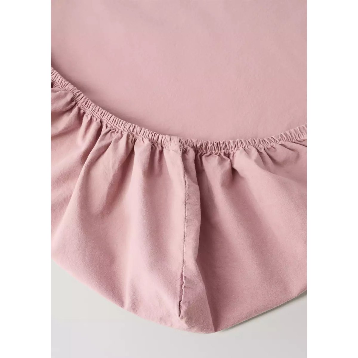 Drap-housse berceau percale de coton violet clair/pastel, MANGO HOME