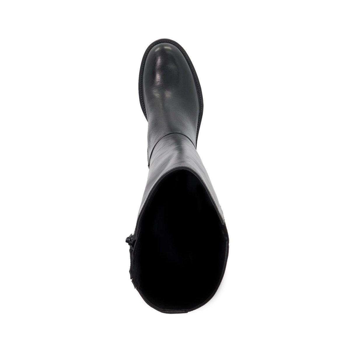 Bottes hauteur genou en cuir - TAISY black-leather, DUNE LONDON