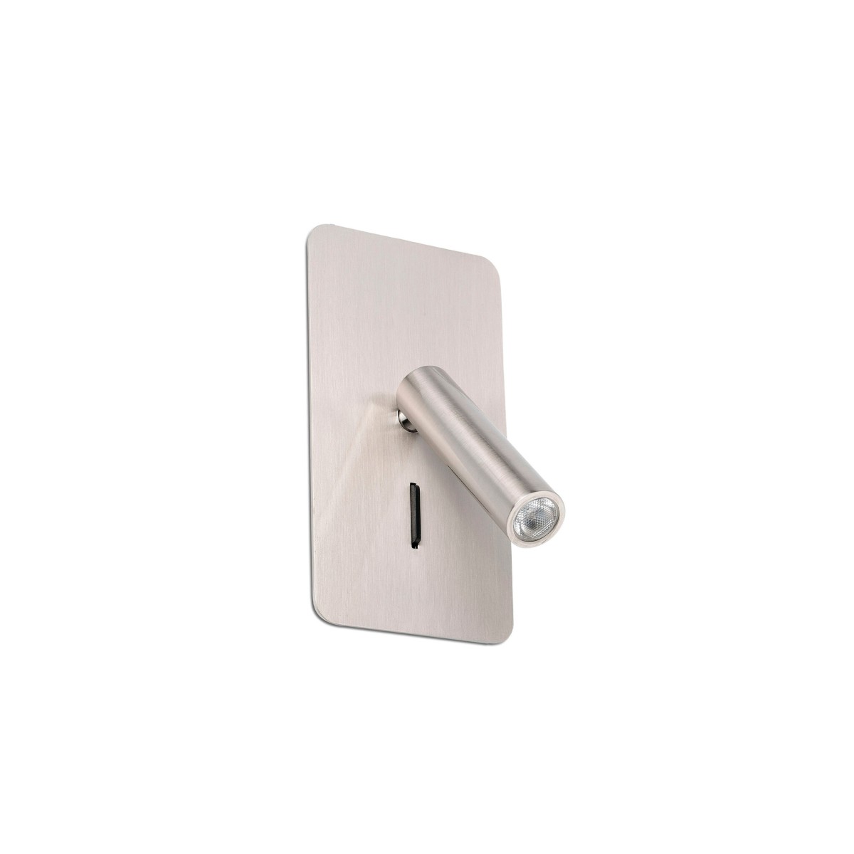 Applique lumière chaude SUAU nickel mat, FARO