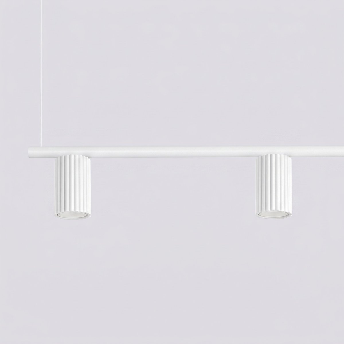 Lustre Aluminium Blanc GU10 4 KARBON blanc, EDEN