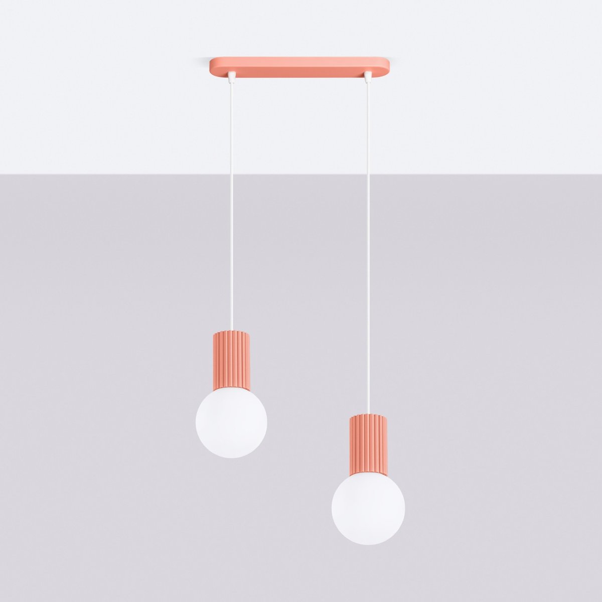 Suspension Aluminium Pêche G9 2 Halo pêche, EDEN
