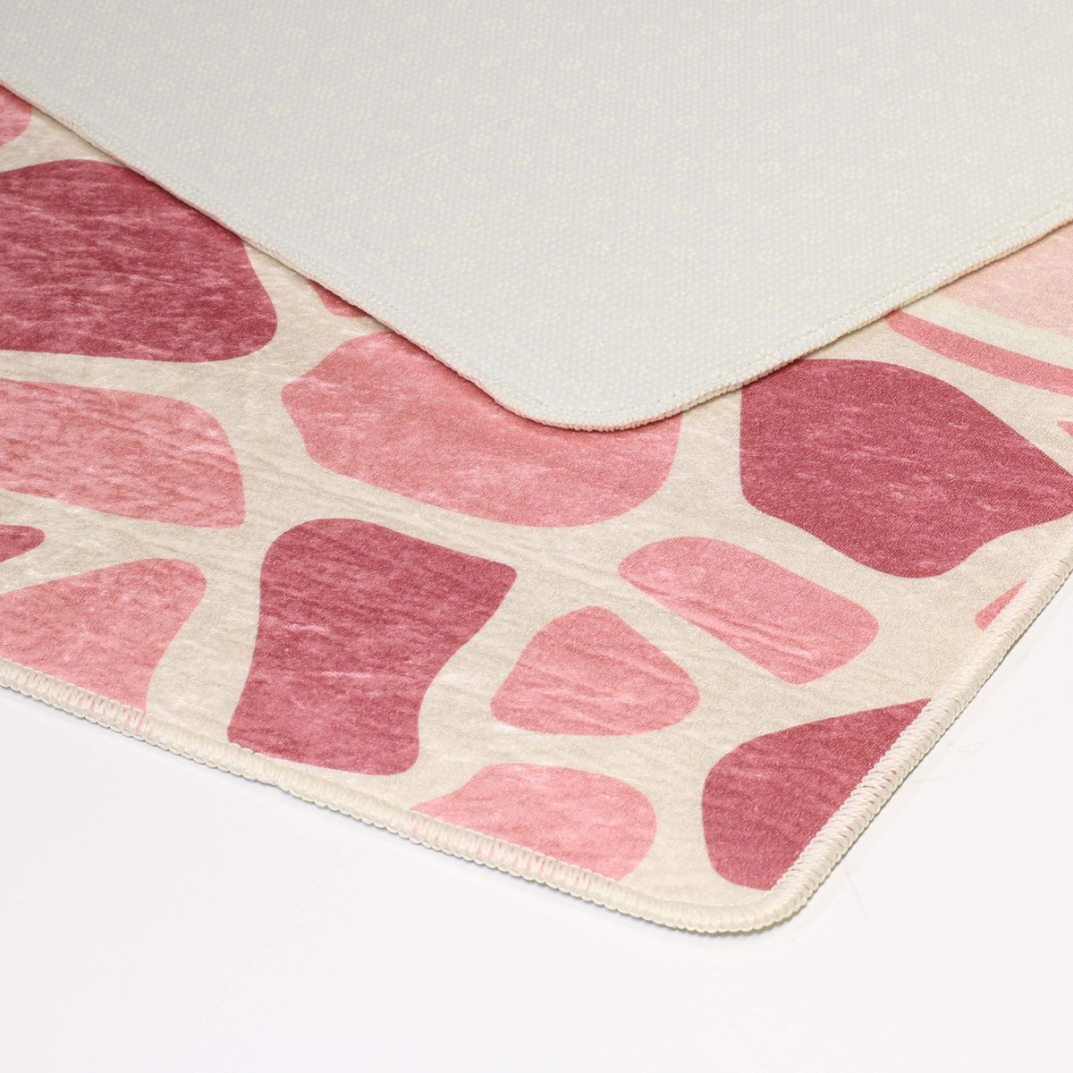 Tapis chambre enfant Girafe Ros rose, EDEN