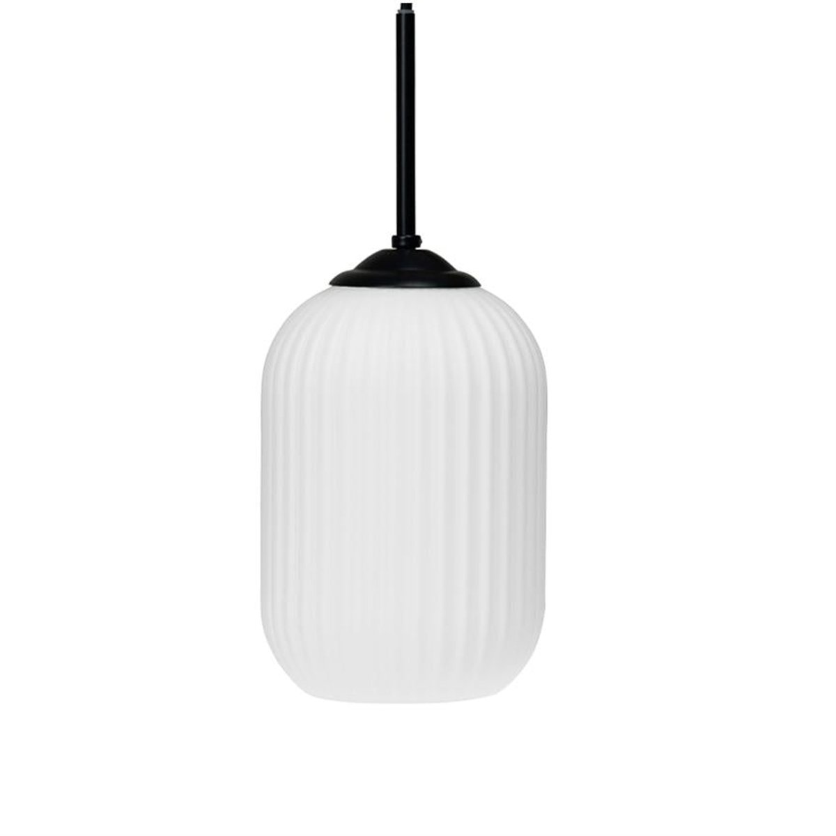 Suspension en Verre et Métal D14 RIFLET blanc, DYBERG LARSEN