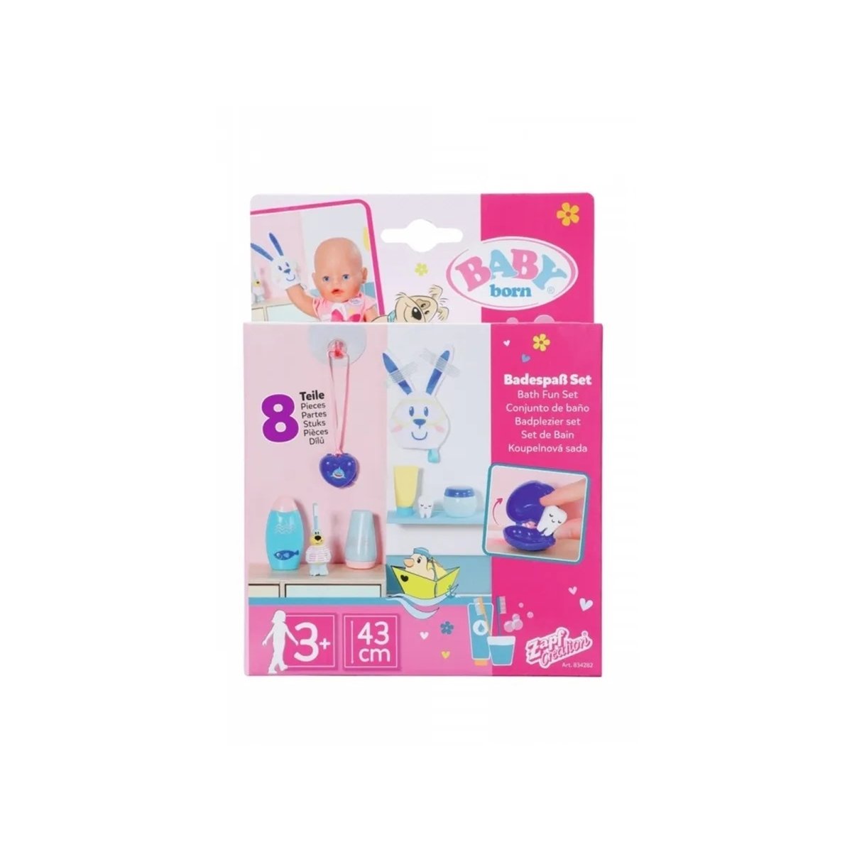 BABY born Bath Set pour le bain multicolore, ZAPF CREATION