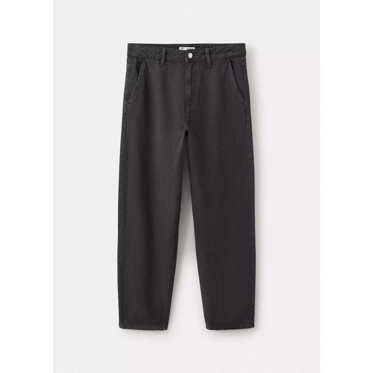 Jean relaxed-fit gris anthracite, MANGO TEEN