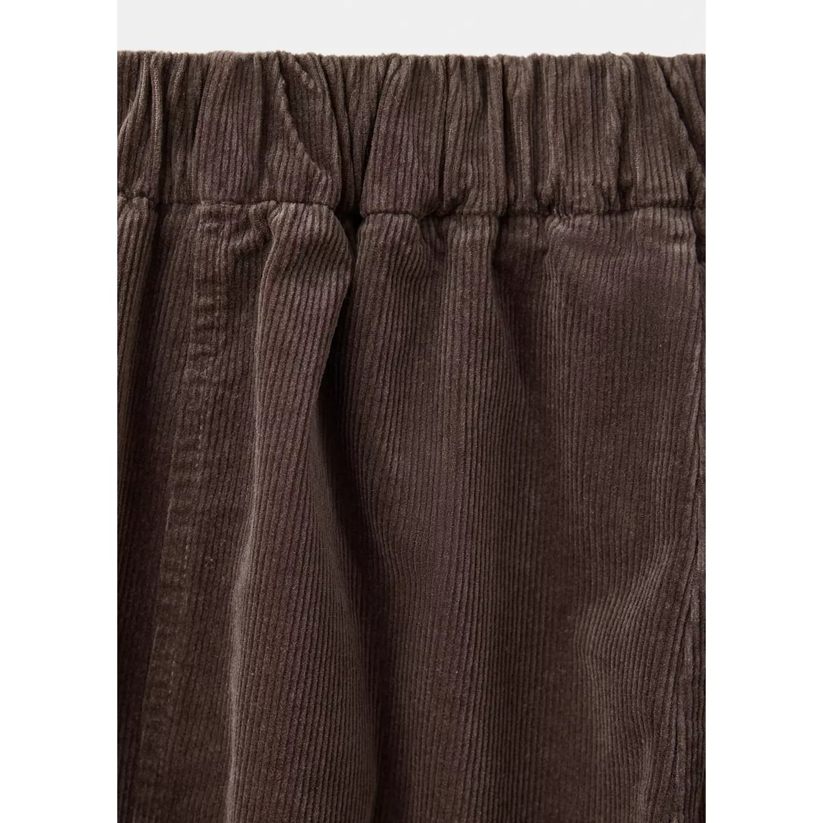 Pantalon ballon en velours côtelé marron, MANGO KIDS