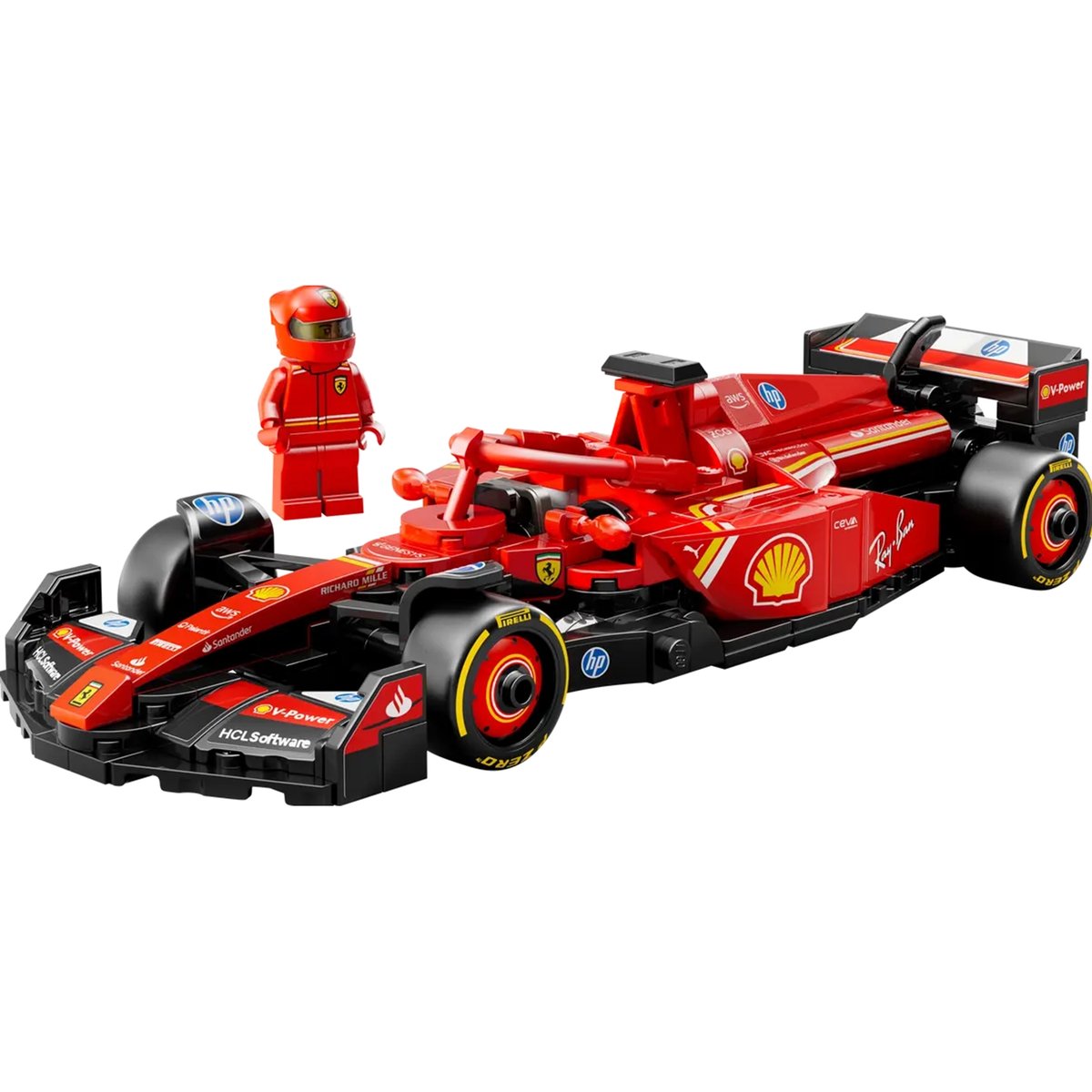 LEGO Speed Champions - Modèle de F1 Ferrari SF-24 - 77242 pour les passionnés de course multicolore, LEGO