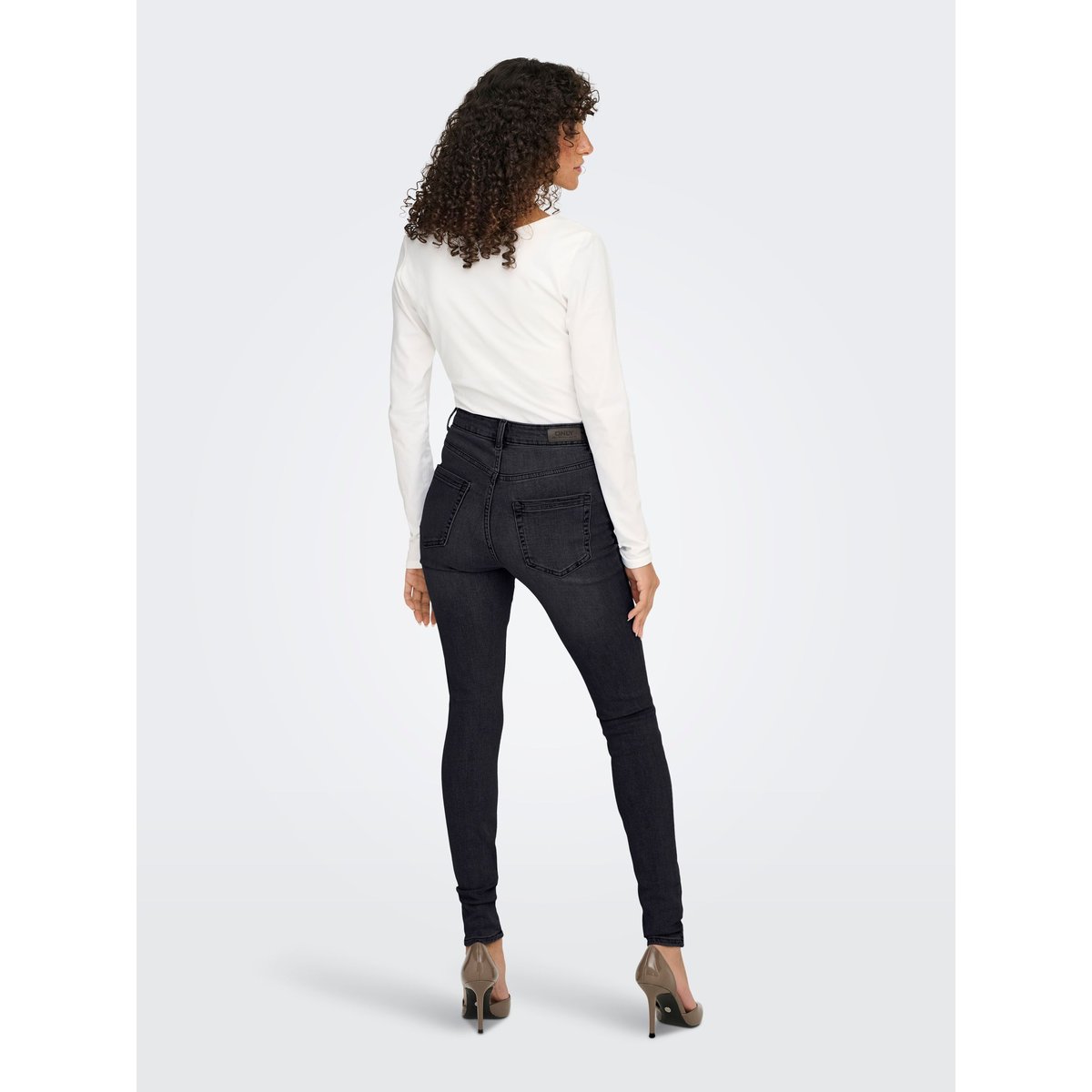 Jean Skinny washed black, ONLY