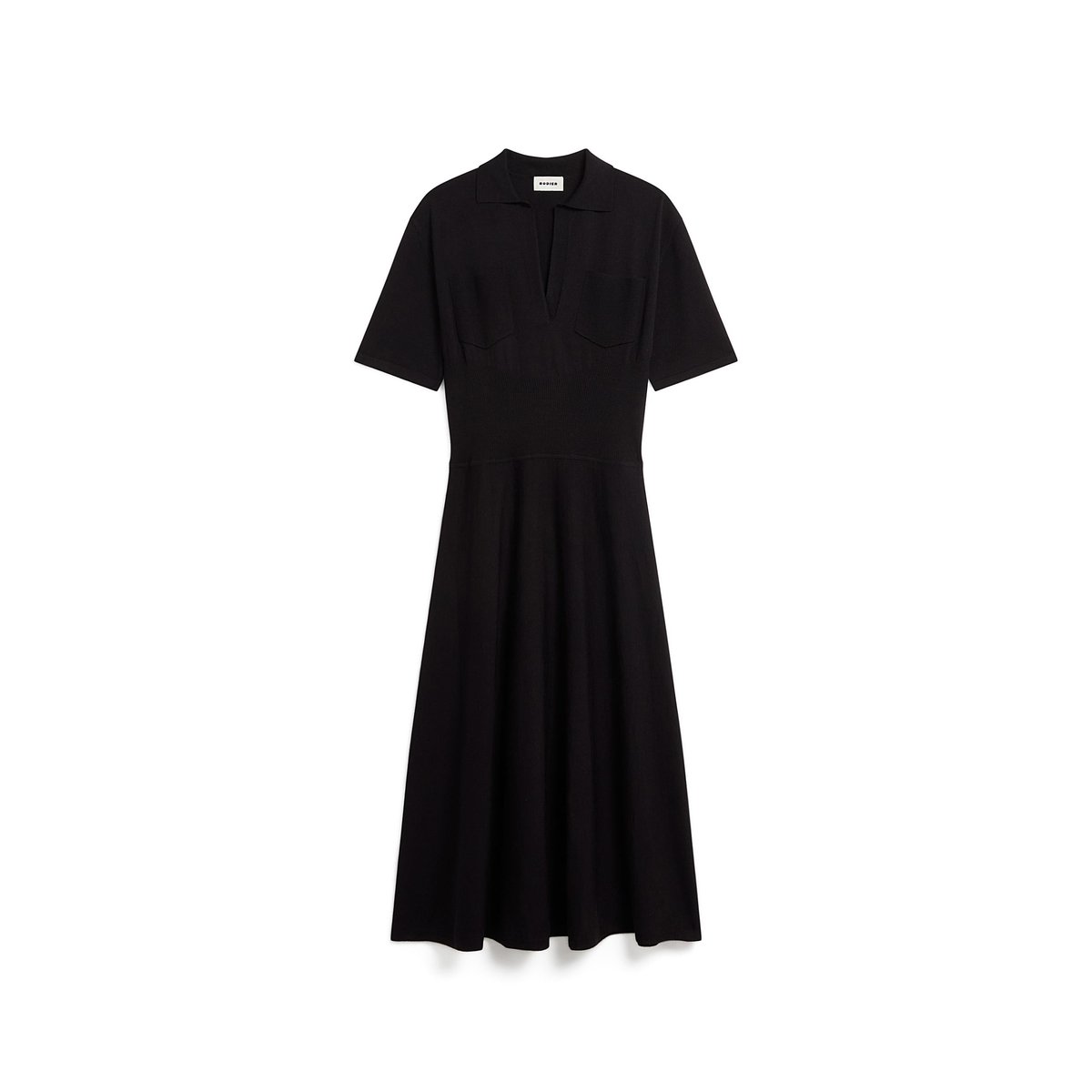 Robe longue en laine noir, RODIER