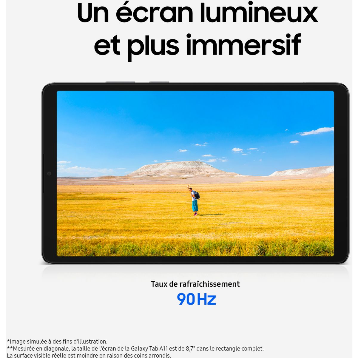 Tablette Android Galaxy Tab A11 Wifi 128Go Gris gris, SAMSUNG