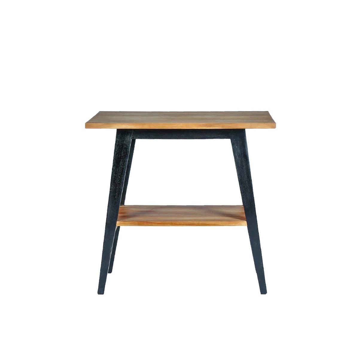 Meuble de salle de bain en teck massif 80 cm  SARA noir, BERAH GETAH